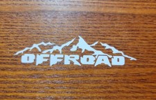 Mountain Range Landscape Offroad Vinyl Decal -sticker For Car Truck