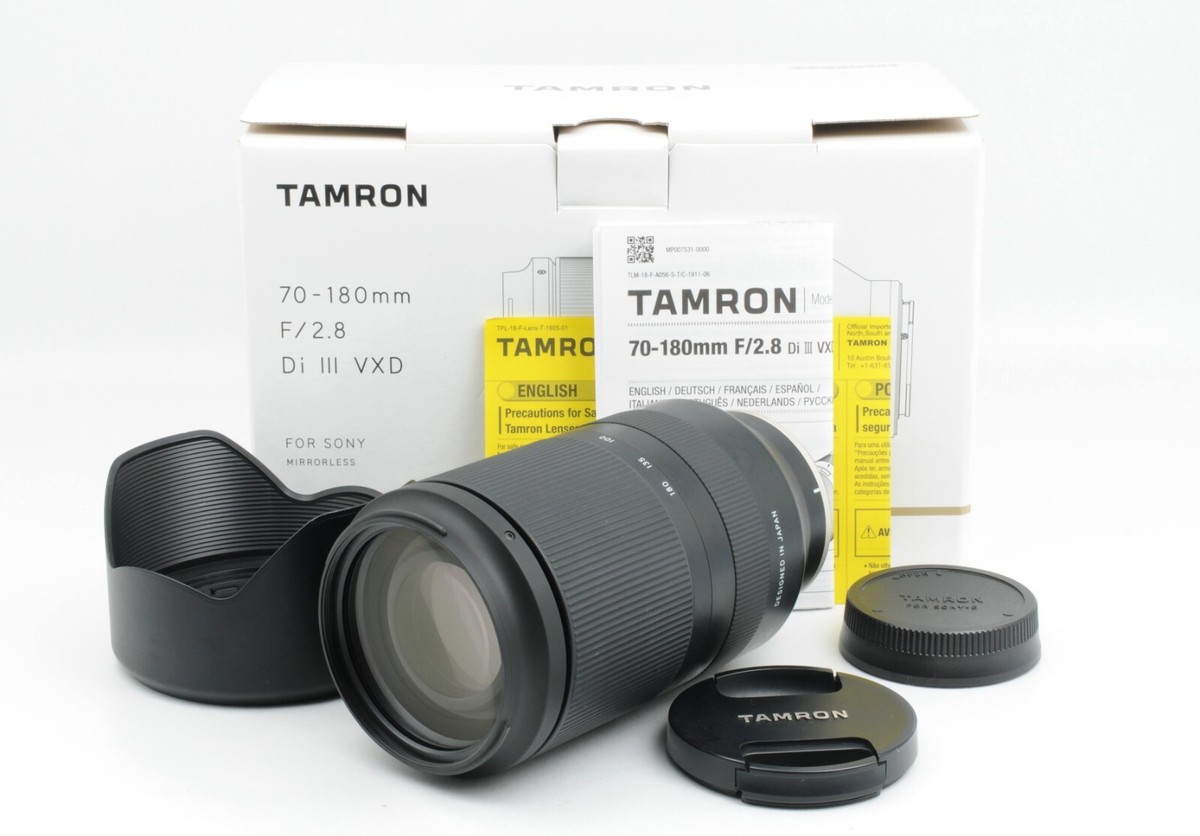 Near Mint] Tamron 70-180mm f/2.8 Di III VXD Lens for Sony E