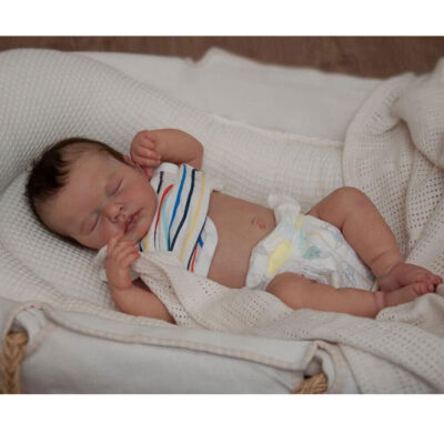 Ganzkörper Silikon Vinyl Reborn Baby Puppe Lebensechtes Neugeborenes Baby Puppe-