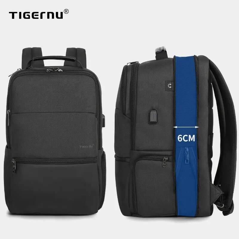 Tigernu New Men Expandable Laptop Anti Theft Backpack Business Travel  School bag