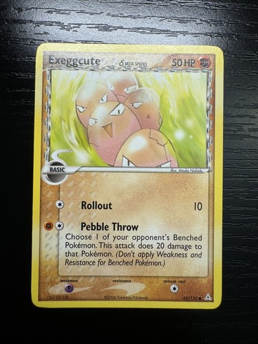 Pokémon TCG Exeggcute EX Holon Phantoms 65/110 Regular Common