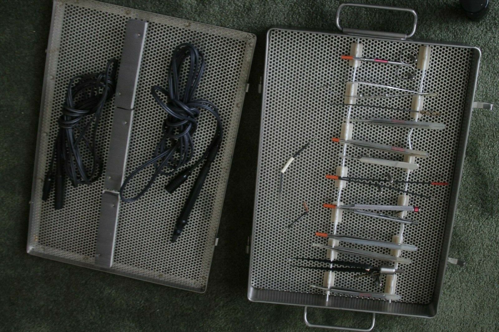 Surgical instrument set   For microsurgical use   Autoclave tray