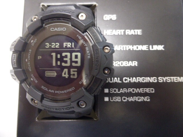 CASIO G-SHOCK G-SQUAD GBD-H1000-1JR GPS Solar Men's Watch