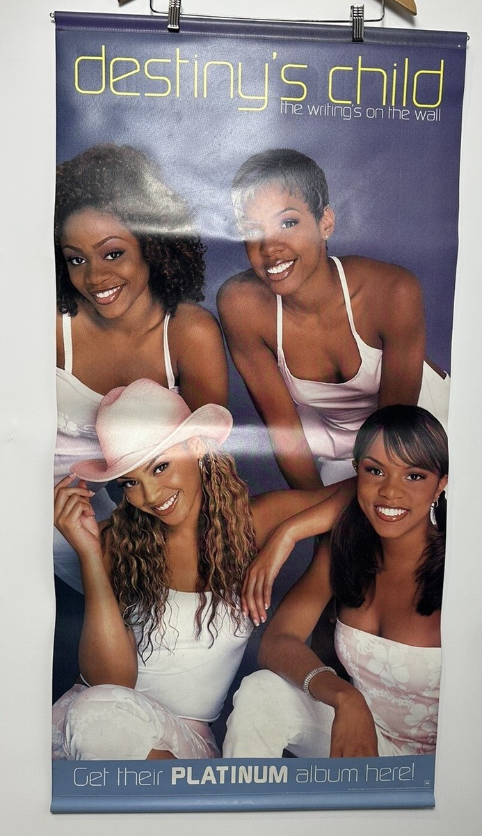 非売品 アルバム販促物 Beyonce / Destiny's Child Vintage 1999 Destiny's Child Vinyl Poster Beyoncé Album Rare