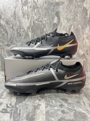 Nike Phantom GT2 Elite FG Metallic Dark Grey Soccer CZ9890 007