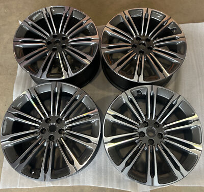 Land Rover Genuine OE Range Rover L460 23'' Style 1075 Diamant Cut & Grau Felgen
