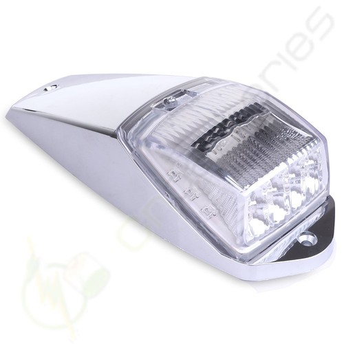 for Peterbilt Kenworth 5x Clear / Amber Cab Marker Top Roof Lights 17LED - Picture 2 of 9