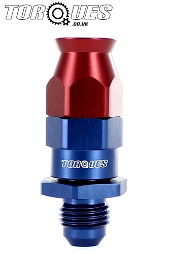AN -6 (6AN AN6 AN -06 JIC ) STRAIGHT Male  PTFE Hose Fitting 9/16” UNF