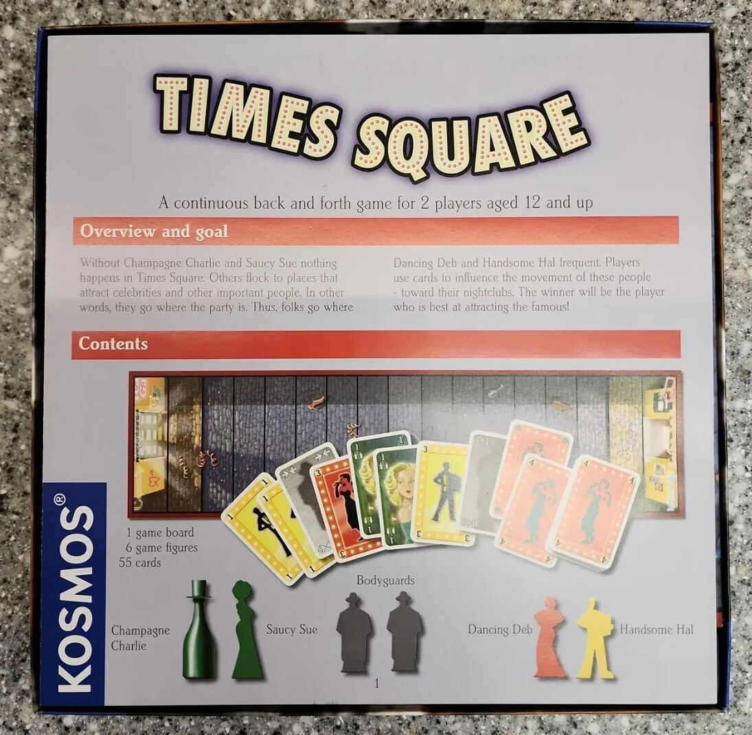 Kosmos Times Square Rio Grande Games Game Two Player Ec552 for sale online