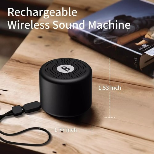 Bodyhush White Noise Machine-4 timer settings-30 sounds-small-black-travel-NIB - Picture 6 of 7