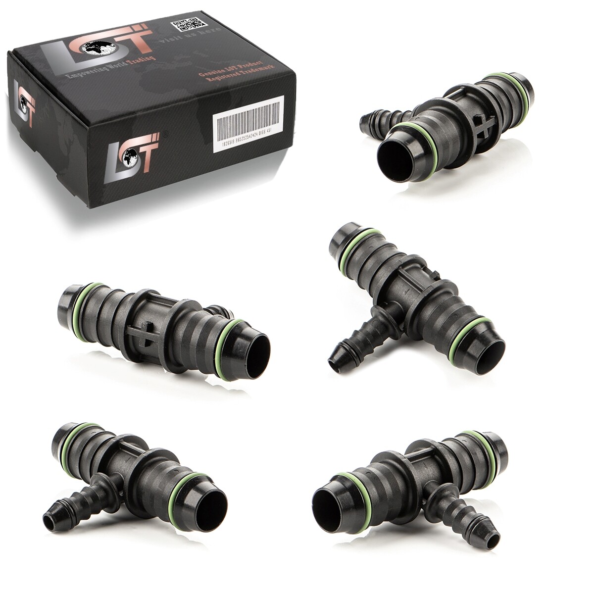 5x Irrigation System T-Piece Hose Connector Reducer Ø 6 mm - Ø 14 mm