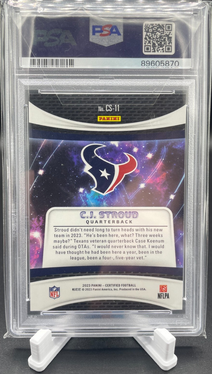 2023 Certified Certified Stars #11 CJ Stroud - OROY ROOKIE RC PSA 10 🔥🔥🔥 view 2