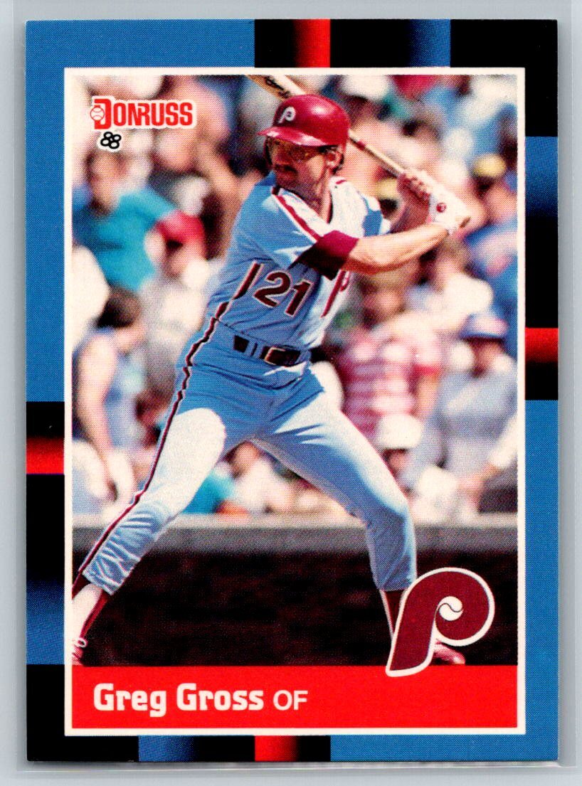 1988 Donruss #412b Greg Gross