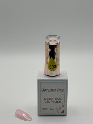 Optimus Pro Rubber Base Gel Polish soak off UV/LED 15ml/0.5oz -08