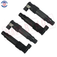 4 Pack Ignition Coil Spark Plug For SUZUKI GSX-R1000 GSXR1000 2001-2008