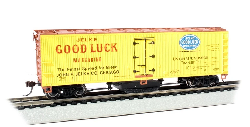 16336 Wagon Réfrigéré Nettoyeur de voies Jelke Good Luck Marg. BACHMANN HO 1/87 - Photo 1/1