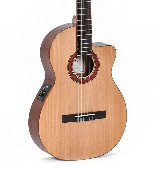 Sigma Guitar / Guitar Concert CTMC-2E + Cut + Sigma EQ with Cedar Top EXHIBITOR - Image 2 of 4