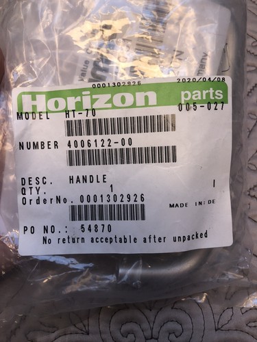 NEW Standard HORIZON Handle for HT-70, Part # 4006122-00 - Picture 2 of 2