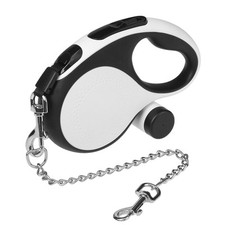 Retractable Dog Leash with Chew Proof Chain, 360 Tangle-Free Pet Walking Leas...