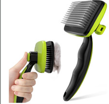Pecute Self-Cleaning Slicker Brush Dog Cat Shedding Grooming Tool Lightweight NE