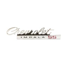 Trim Parts 2569 1966 Fits Chevrolet Impala 1-piece Ss Trunk Emblem Trim Parts 2569 1966 Fits Chevrolet Impala 1-piece Ss Trunk Emblem