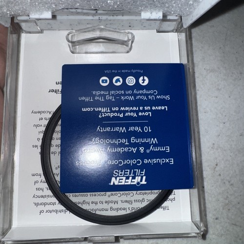 New Tiffen 67mm Black Pro-Mist 1/4 Filter Halation Diffusion Filters #67BPM14 - Picture 5 of 8