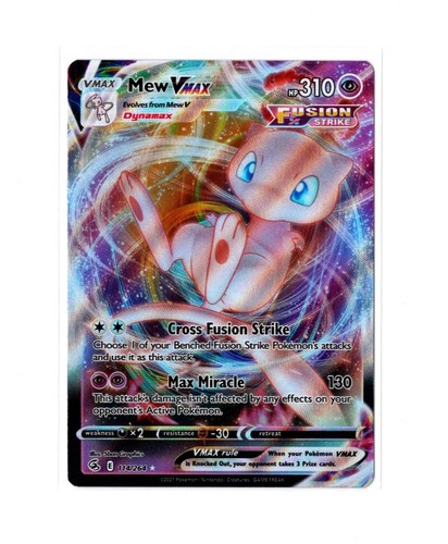 Mew VMAX - Fusion Strike #114 Price & Value | PokeScope