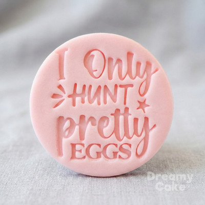 Osterkeks Stempel ''Ich jage nur Eier'' | Kinder Eiersuche Keks Präger M&S