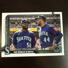 2025 Topps US- Veteran Combos Julio Rodriguez, Randy Arozarena #US244