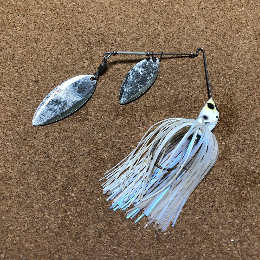 JACKALL Dooon Spinnerbait Set 23g Pink/Black/White Fishing Lures, Used - Image 6