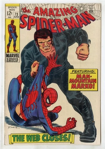 Amazing Spider-Man #73 VF/NM 9.0 white pages  1st app. Silvermane  Marvel  1969