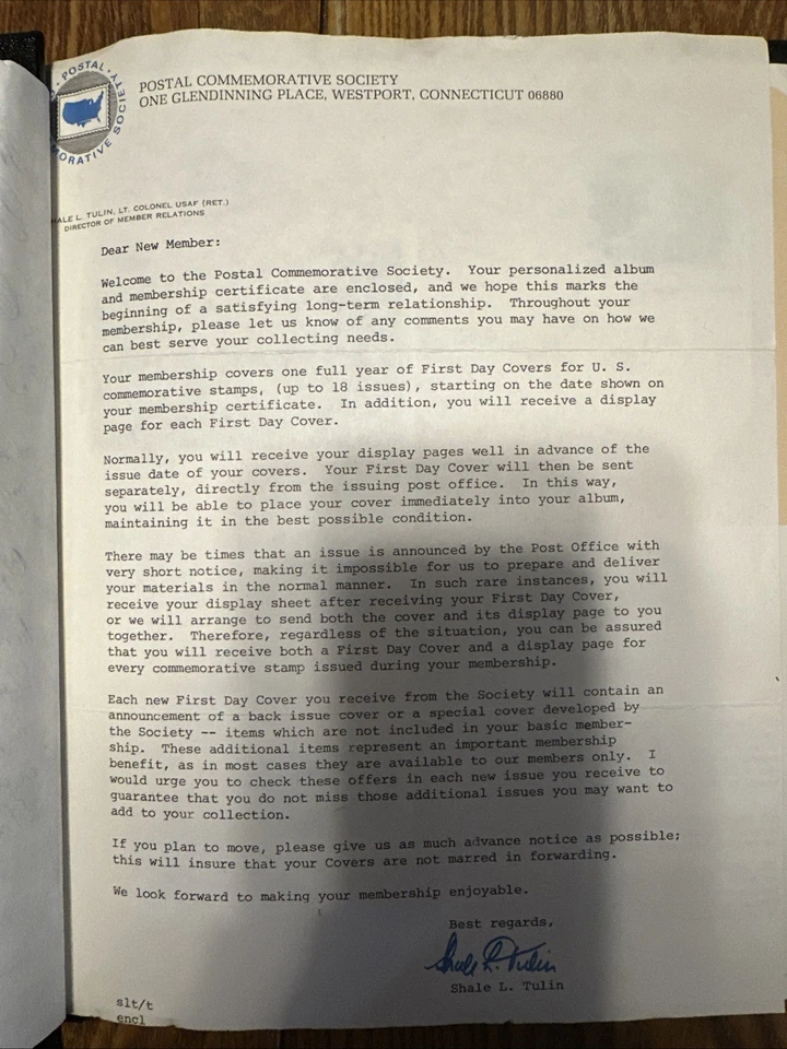 Postal Commemorative Society U. S. First Day Covers Hardcover Book With Stamps - Image 3 of 4