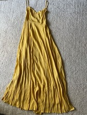 Reformation Thistle Maxi Dress Yellow Low Back