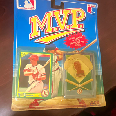 ACE M.V.P. Tom Brunansky St. Louis Cardinals #90 MLB Trading Card Collector Pin