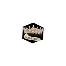 Gold Crown for Women Crystal Princess Tiaras Rhinestone Queen GoldB Sash