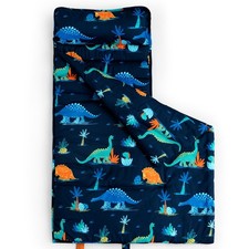 david's kids Toddler Nap Mat Set with Removable Pillow, Ultra Soft Slumber Bags