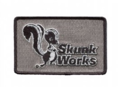Skunk Works Embroidered Rectangle Patch