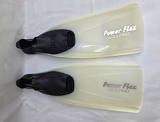Dolfino Power Flex Professional Dive Fins White/Gray Size 7-8 41-42