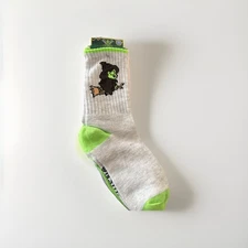 NWT WICKED Girls Crew Socks 5 Pairs Shoe Size 10-4  New