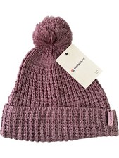 Montane Nev Beanie Wool Blend Cable Knit Bobble Moonscape New With Tags