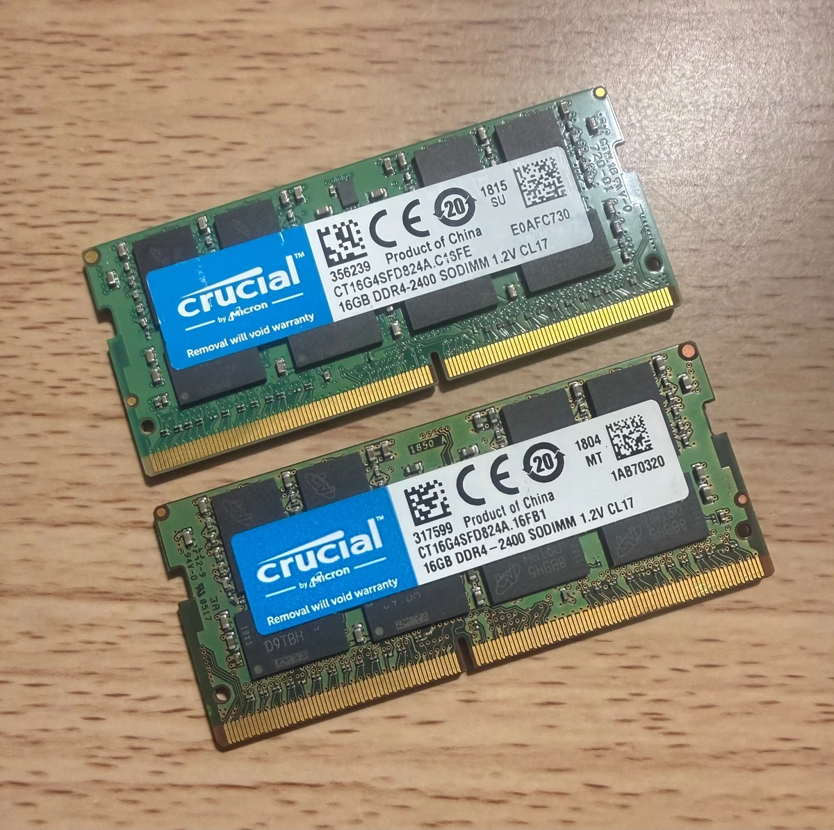 Crucial PC4-19200 (DDR4-2400) Bus Speed Computer RAM 16 GB