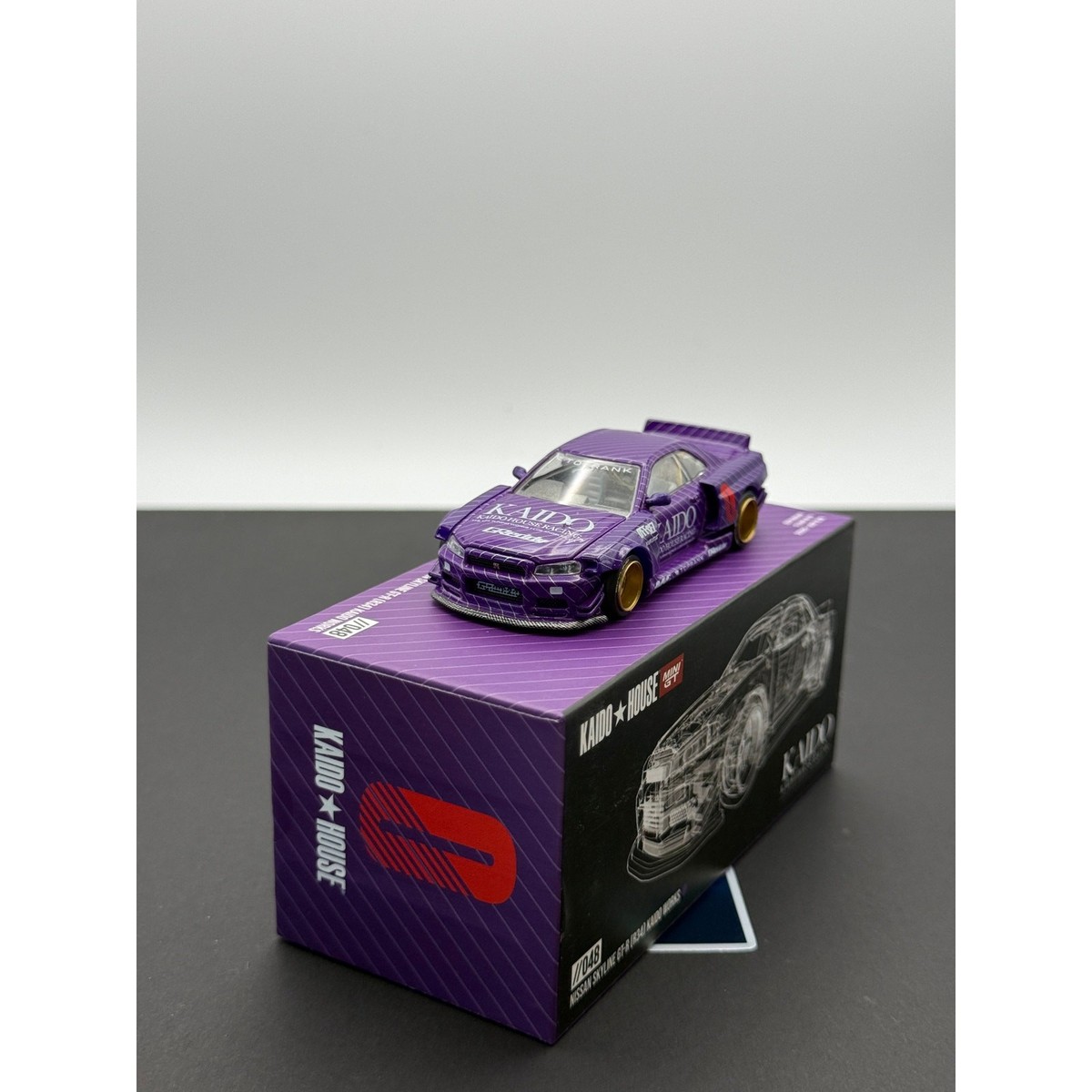 Kaido House Nissan Skyline GT-R R34 Kaido Works Purple CHASE #048