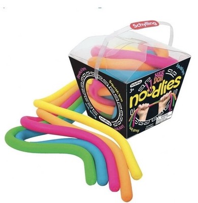 NeeDoh Noodlies Squishy Nee Doh 5 Stretchy 14'' Noodles Schylling Authentic Viral