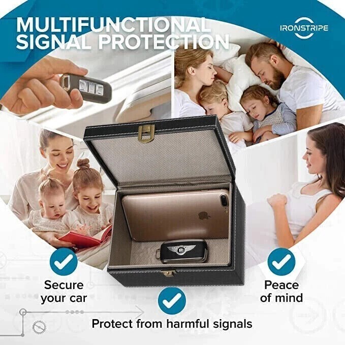Faraday Box, Car Key Fob Protector, Signal Blocker Keyless ,RFID Signal Blocking