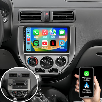 For Ford Focus 2005-2007 Car Apple CarPlay Stereo Radio Android 13 GPS WiFi RDS