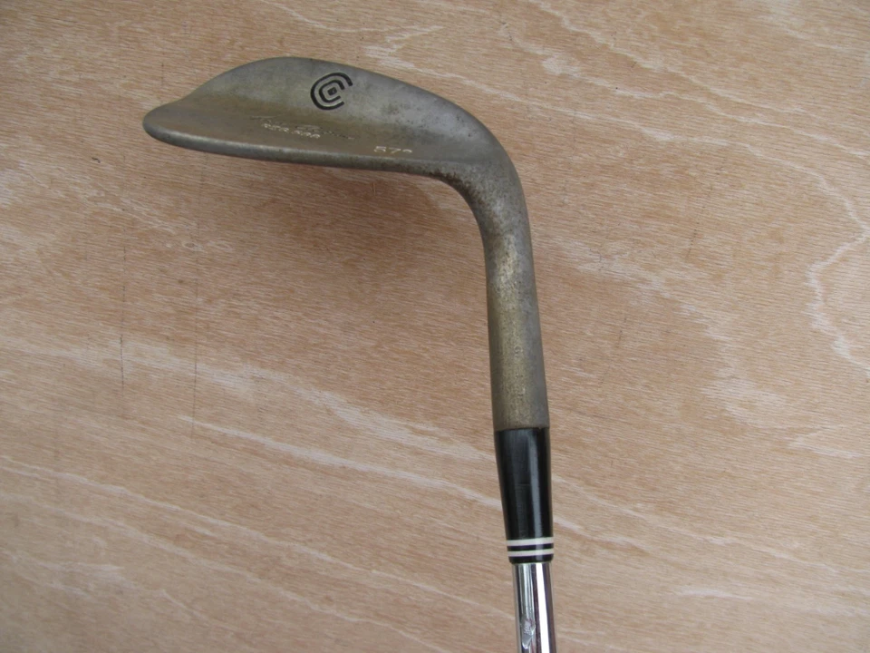 RTG CLEVELAND TOUR ACTION REG 588 SAND WEDGE 57 LOFT CLEANED TO RAW RIGHT HANDED - Image 2 of 4