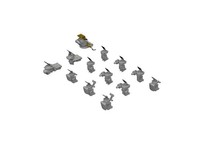 Eduard Accessories 6481031 - 1:48 P-51B/C Gun Sights Print - Neu