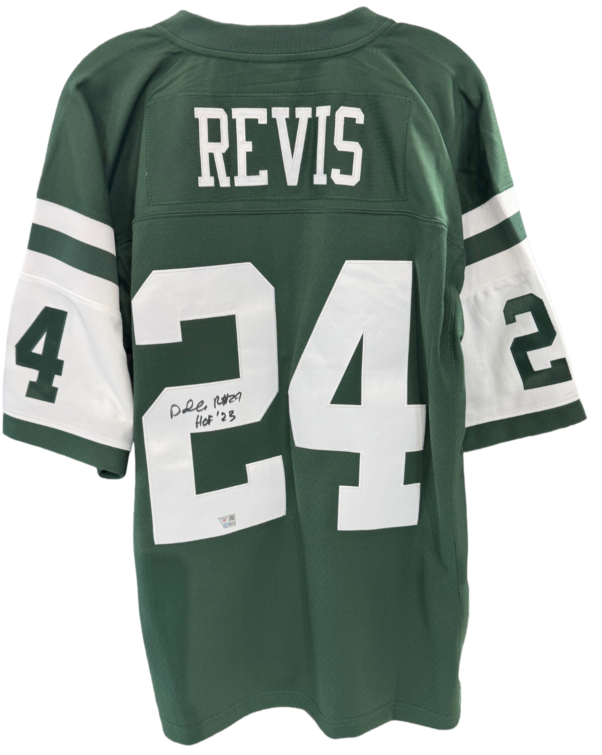 Darrelle Revis Autographed Signed New York Jets Mitchell & Ness Ny Jets Jersey HOF 23 Auto Fanatics Coa 