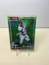 2026 Topps Series 1 Cody Freeman #224 RC Holiday Easter Green Foil Texas Rangers