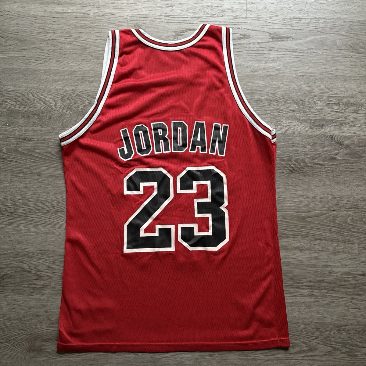 Vintage 90s Champion Authentic Chicago Bulls Michael Jordan